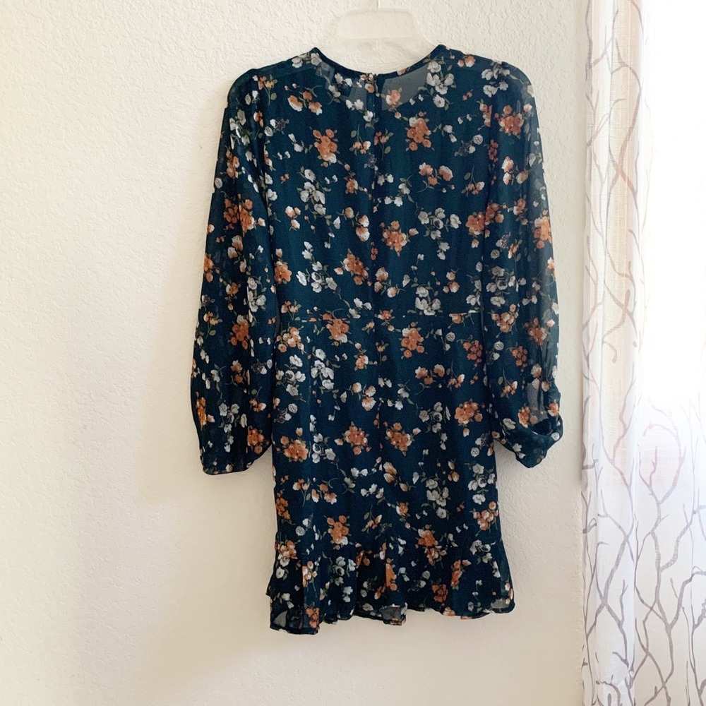 Princess Polly Teal Meral Mini Dress 6 - Picture 12 of 15